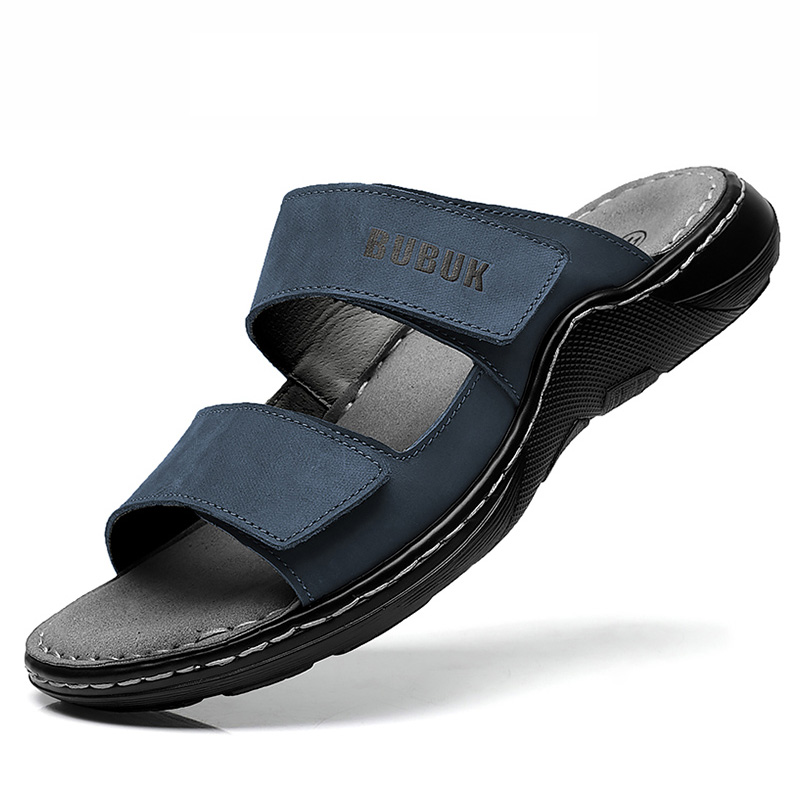 Men'S Shoes Qn - First-Layer Cowhide Men's Sports Sandals, Open-Toe