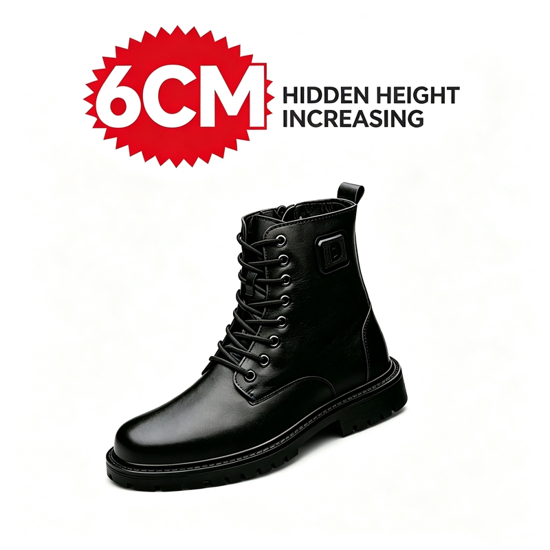 Men'S Shoes To Increase Height - Men 6cm Hidden Height Increasing Leather