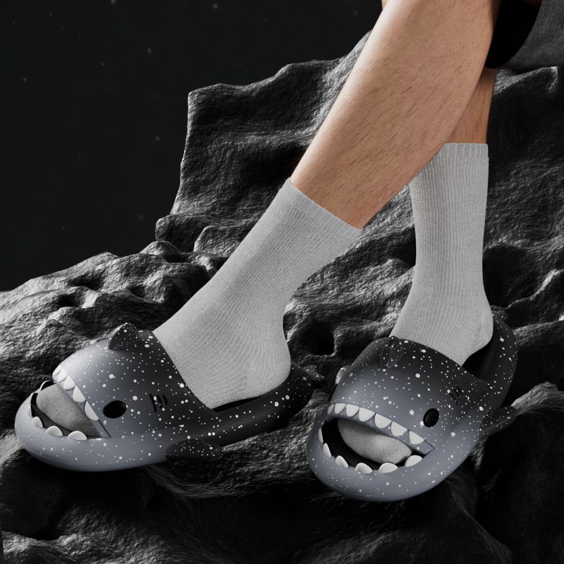 Cute Cartoon Shark Slippers Fo - đánh giá và giá Men'S Shoes To Women'S Size
