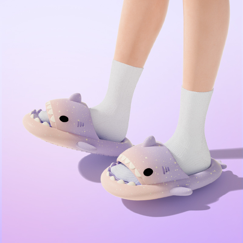 Cute Cartoon Shark Slippers Fo - đánh giá và giá Men'S Shoes To Women'S Size