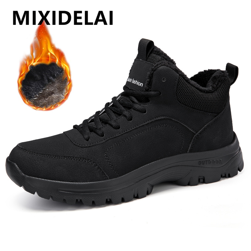 Winter Men's Boots Warm Plush  - đánh giá và giá Men'S Shoes Qn