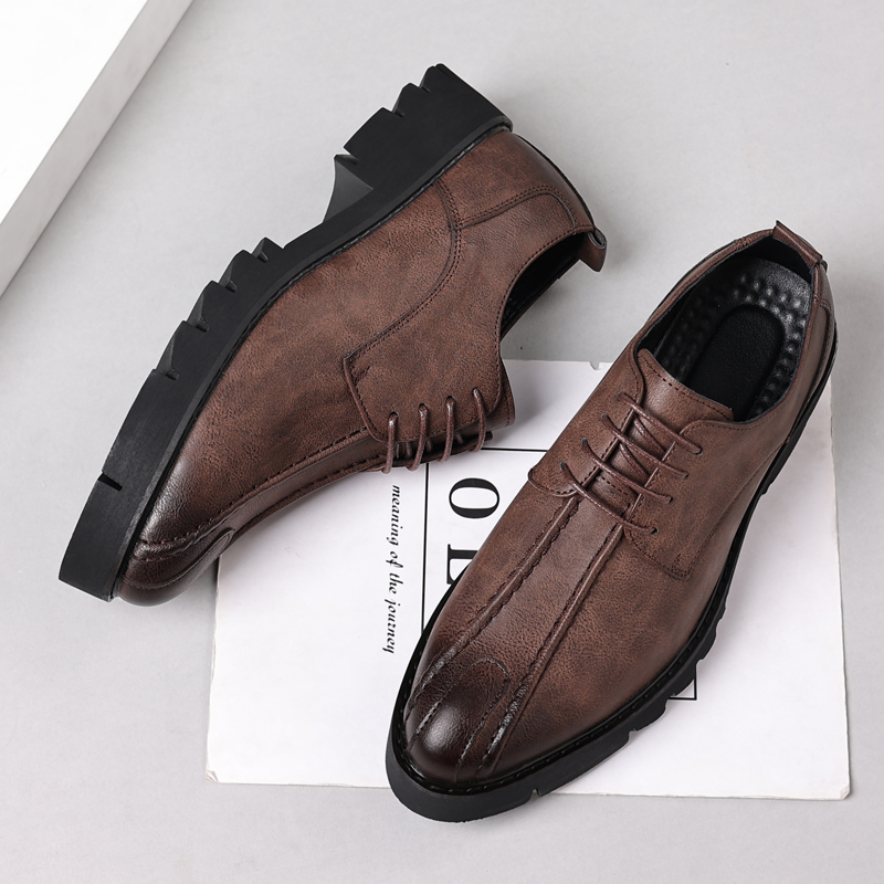 10cm height increasing cowhide - đánh giá và giá Men'S Shoes To Increase Height