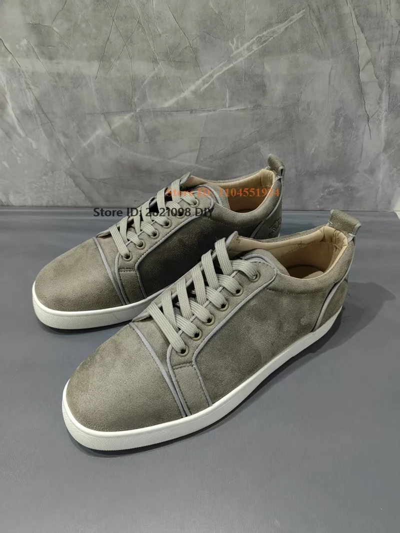 Concise Grey Suede Leather Lac - đánh giá và giá Men Shoes H&M