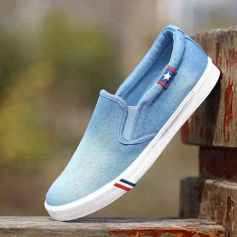 Denim Men's Canvas Shoes Slip- - đánh giá và giá Men Shoes Vans