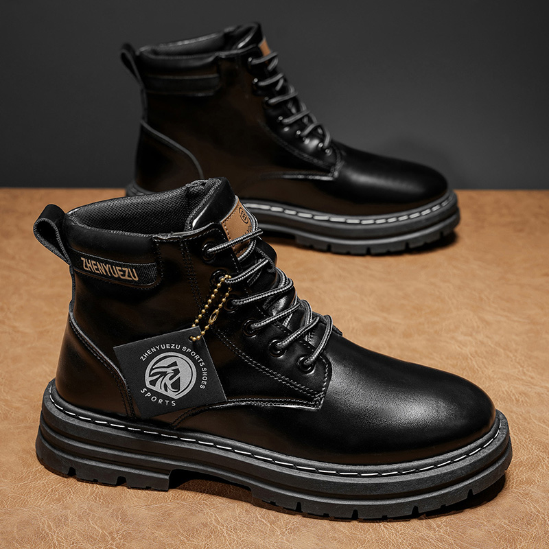 Autumn and Winter Retro Short  - đánh giá và giá Men'S Shoes To Increase Height