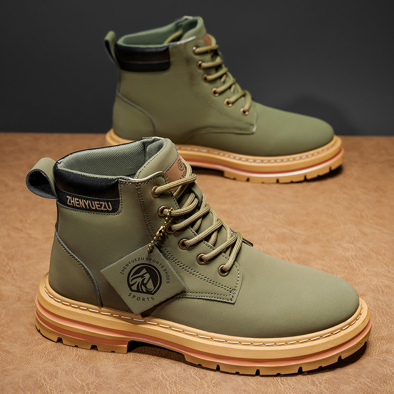 Autumn and Winter Retro Short  - đánh giá và giá Men'S Shoes To Increase Height