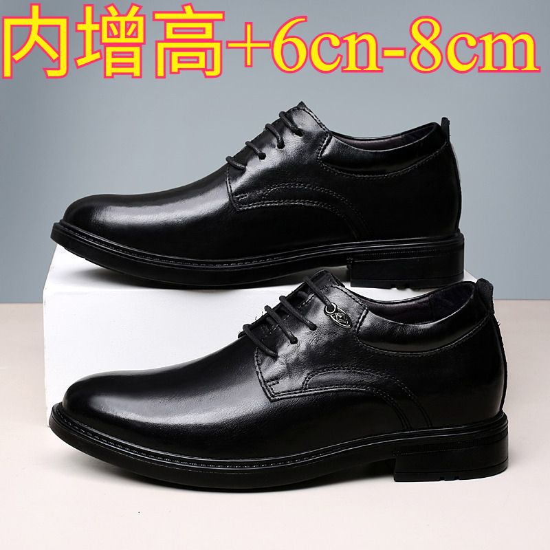 Leather Casual Elevator Shoes  - đánh giá và giá Men'S Shoes Qn